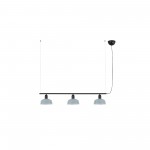 Faro Tatawin S Metal 3L Colgante Azul Gris Aceo 20338-142