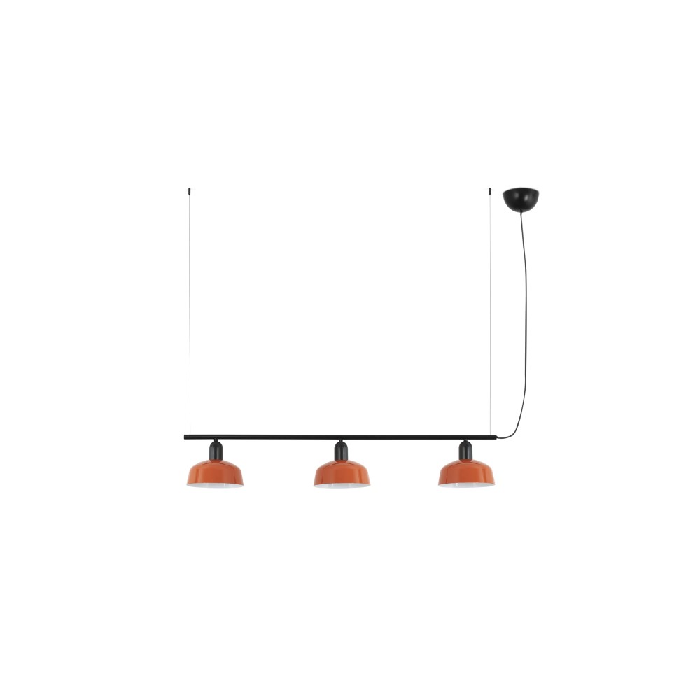 Faro Tatawin S Metal 3L Colgante Naranja Rojizo 20338-143