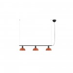 Faro Tatawin S Metal 3L Colgante Naranja Rojizo 20338-143
