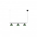 Faro Tatawin S Metal 3L Colgante Verde 20338-144