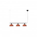Faro Tatawin M Metal 3L Colgante Naranja Rojizo 20338-148