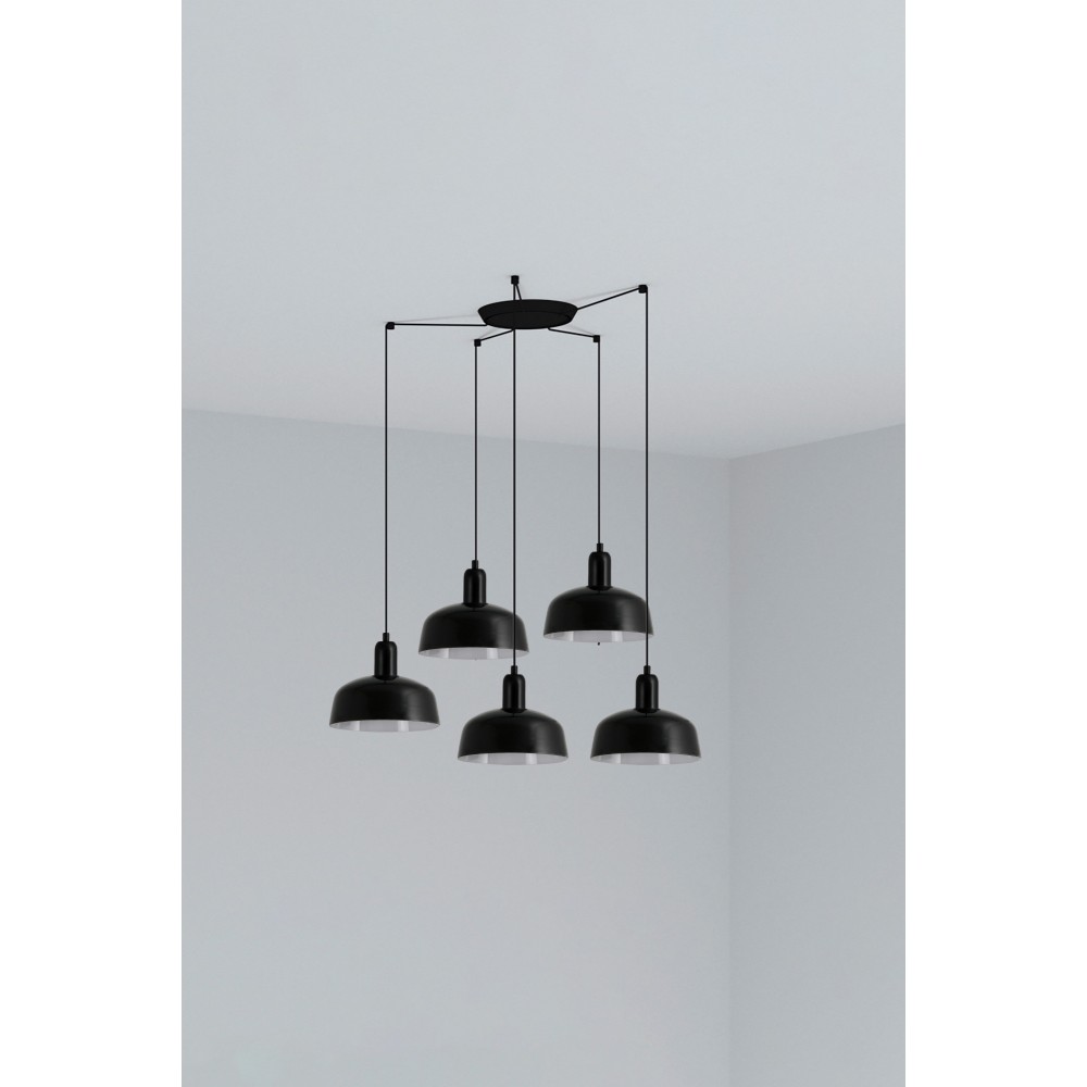 Faro Tatawin Colgante Pantalla S Negra 1xe27 5l