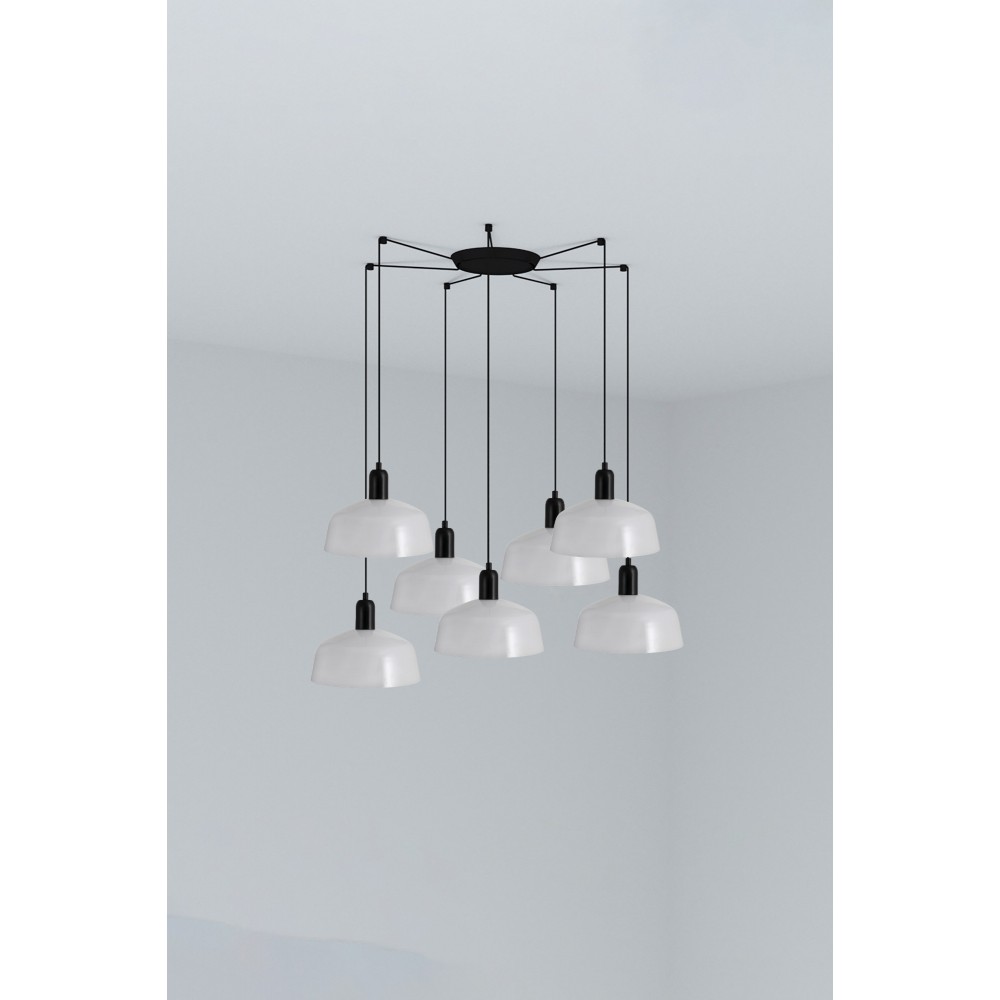 Faro Tatawin Colgante Pantalla M  Blanca 1xe27 7l
