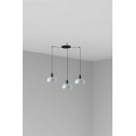 Faro Tatawin S Metal 3L Colgante Azul Gris Aceo 20340-142-3L