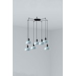 Faro Tatawin S Metal 7L Colgante Azul Gris Aceo 20340-142-7L