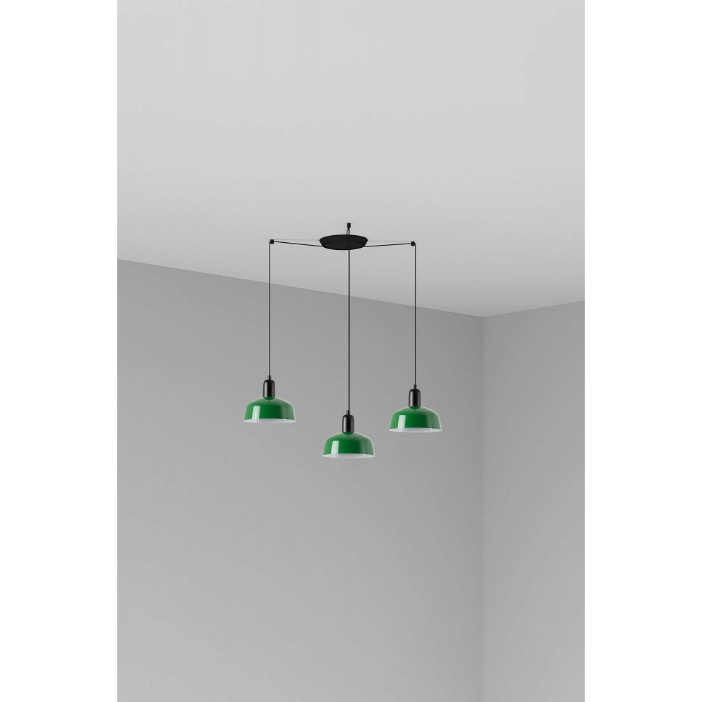 Faro Tatawin S Metal 3L Colgante Verde 20340-144-3L