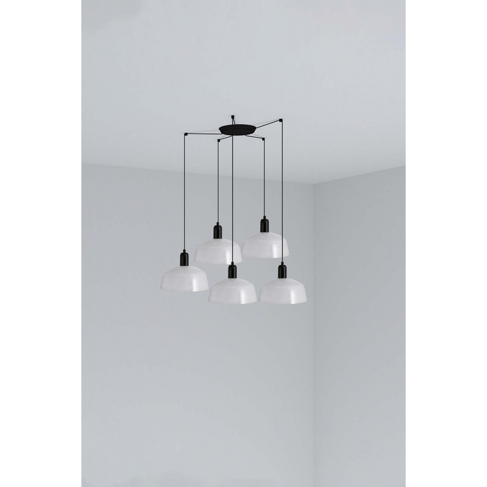 Faro Tatawin M Metal 5L Colgante Blanca 20340-145-5L