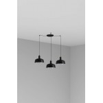 Faro Tatawin M Metal 3L Colgante Negra 20340-146-3L