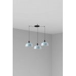 Faro Tatawin M Metal 3L Colgante Azul Gris Aceo 20340-147-3L