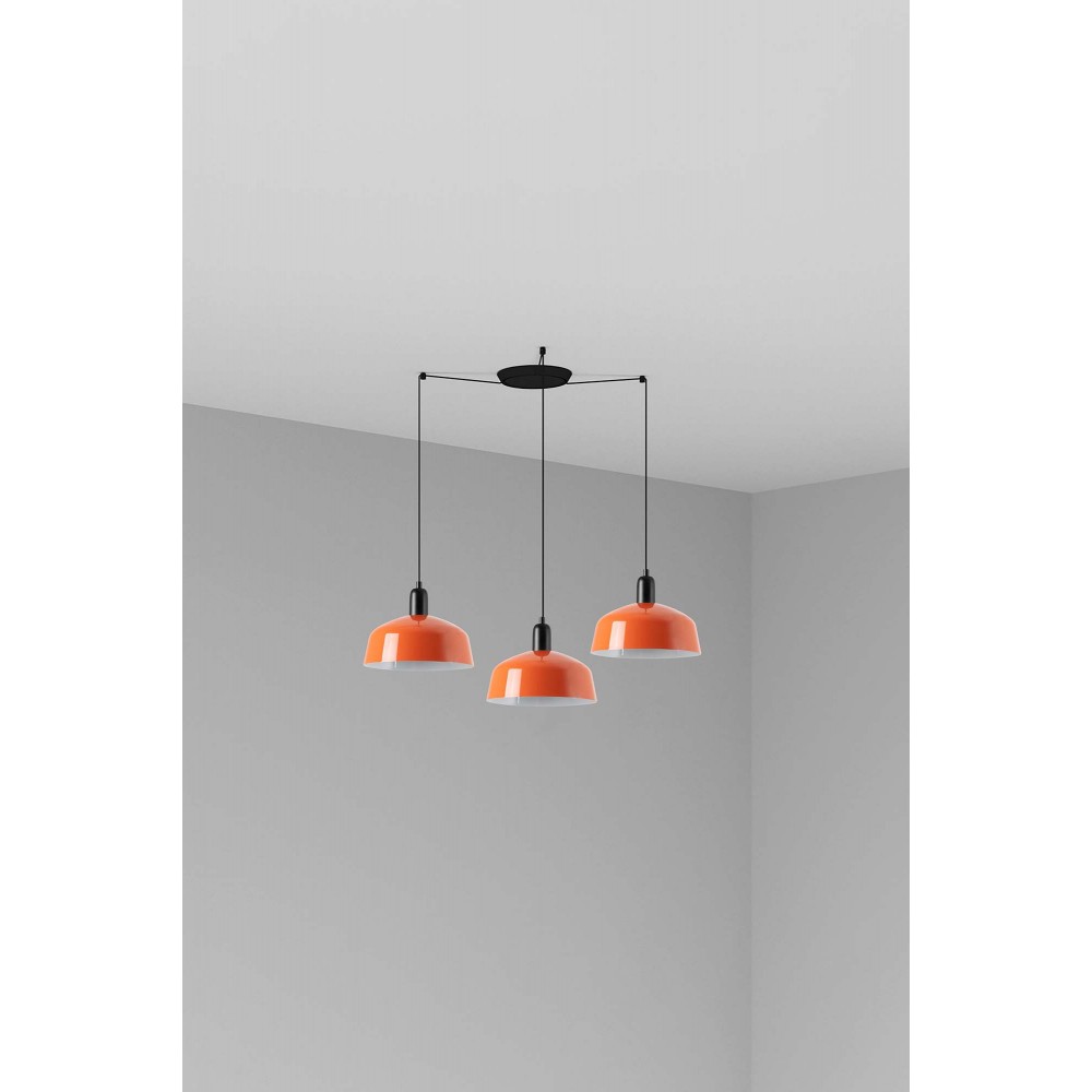 Faro Tatawin M Metal 3L Colgante Naranja Rojizo 20340-148-3L