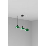 Faro Ventilador Tatawin M Metal 3L Colgante Verde 20340-149-3L