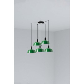 Faro Tatawin M Metal 5L Colgante Verde 20340-149-5L
