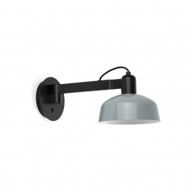 Faro Tatawin Aplique Metal Brazo De Pared Azul Gris Aceo 20342-142