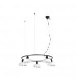 Faro Tatawin S Metal 5L Colgante Circular Blanco 20343-140-5L