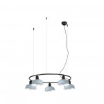 Faro Tatawin S Metal 5L Colgante Circular Blanco 20343-142-5L