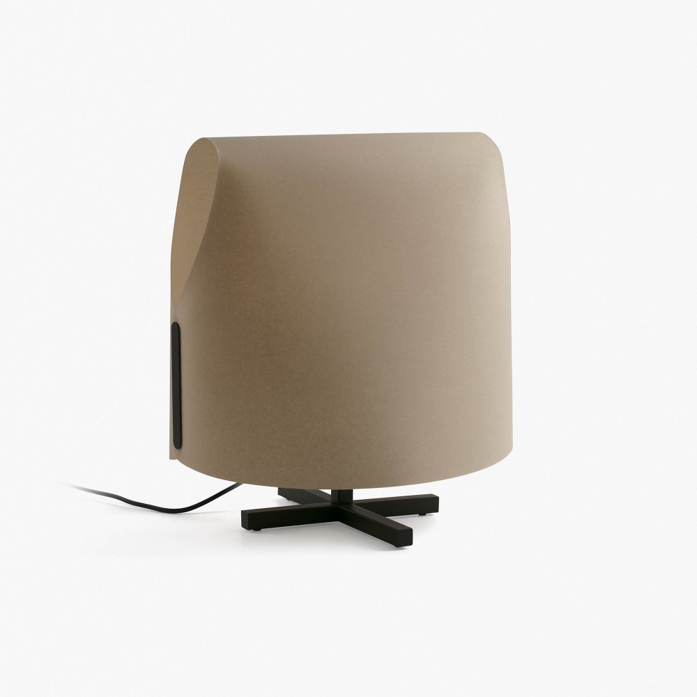 Faro Luang M 465 Sobremesa Negro-camel 1xe27