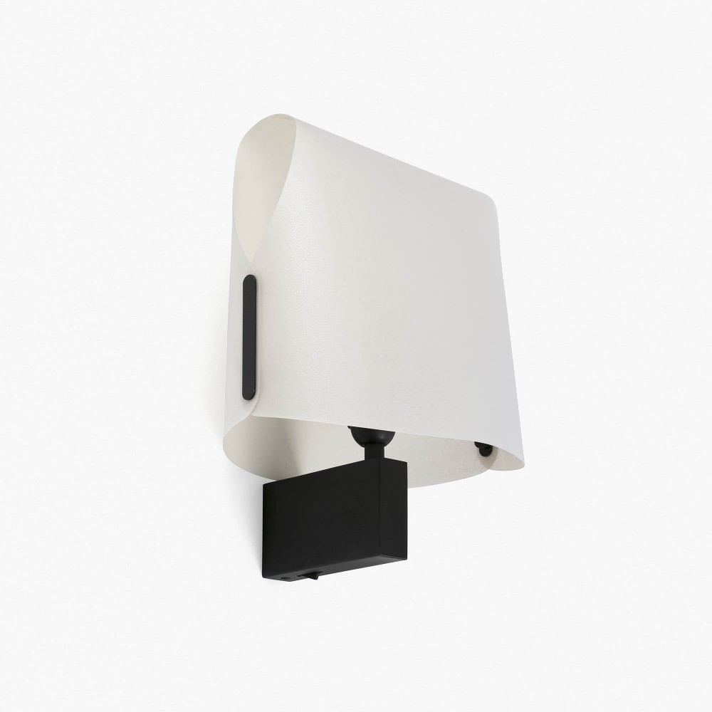Faro Luang Aplique Negro-beige 1xe27
