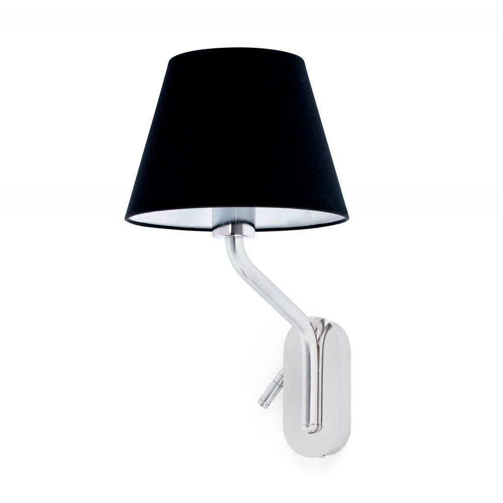 Faro Eterna Aplique Cromo E27 15W Lector Derecha Led Pa 24006-12