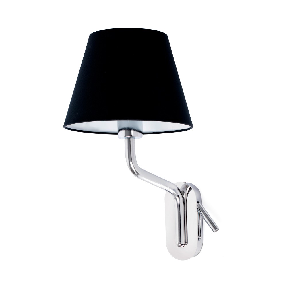 Faro Eterna Aplique Cromo E27 15W Lector Izquierda Led 24007-12