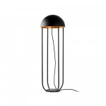 Faro Jellyfish Pie De Salon Negro - Oro 6W 3000K 24521