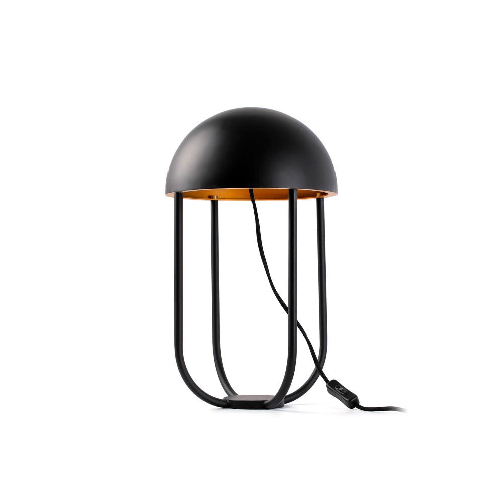 Faro Jellyfish Sobremesa Negro - Oro 6W 3000K 24522