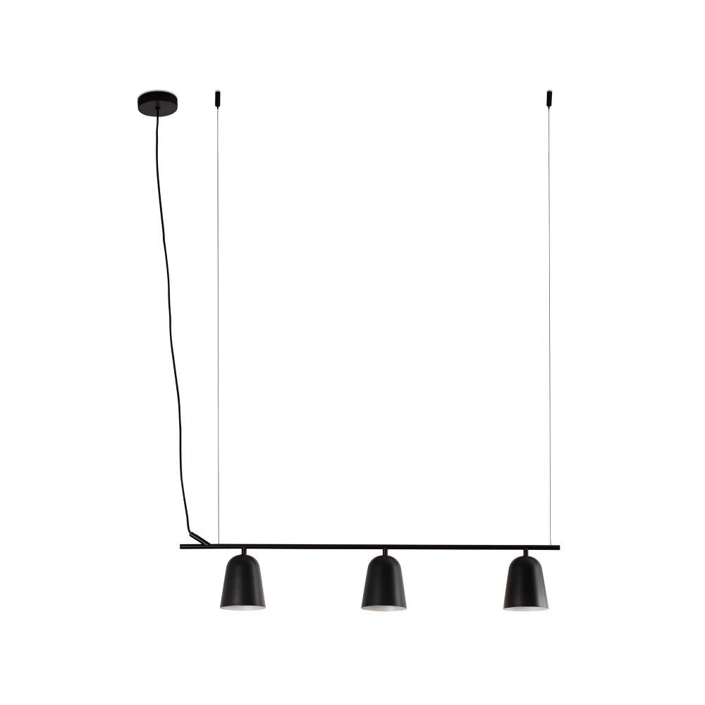 Faro Studio Colgante Lineal Pantalla S Negr0 3xe14