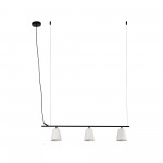 Faro Studio Colgante Lineal Pantalla S Blanco 3xe14