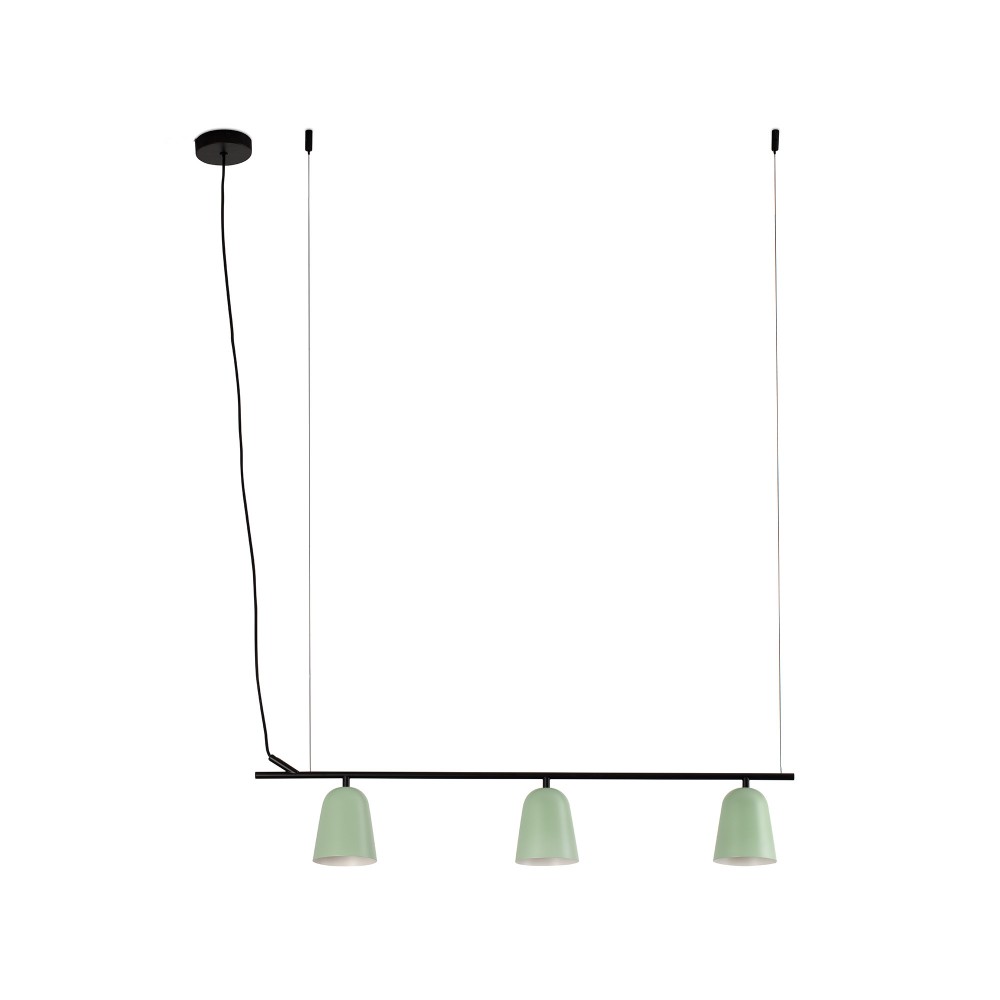 Faro Studio Colgante Lineal Pantalla S Verde 3xe27