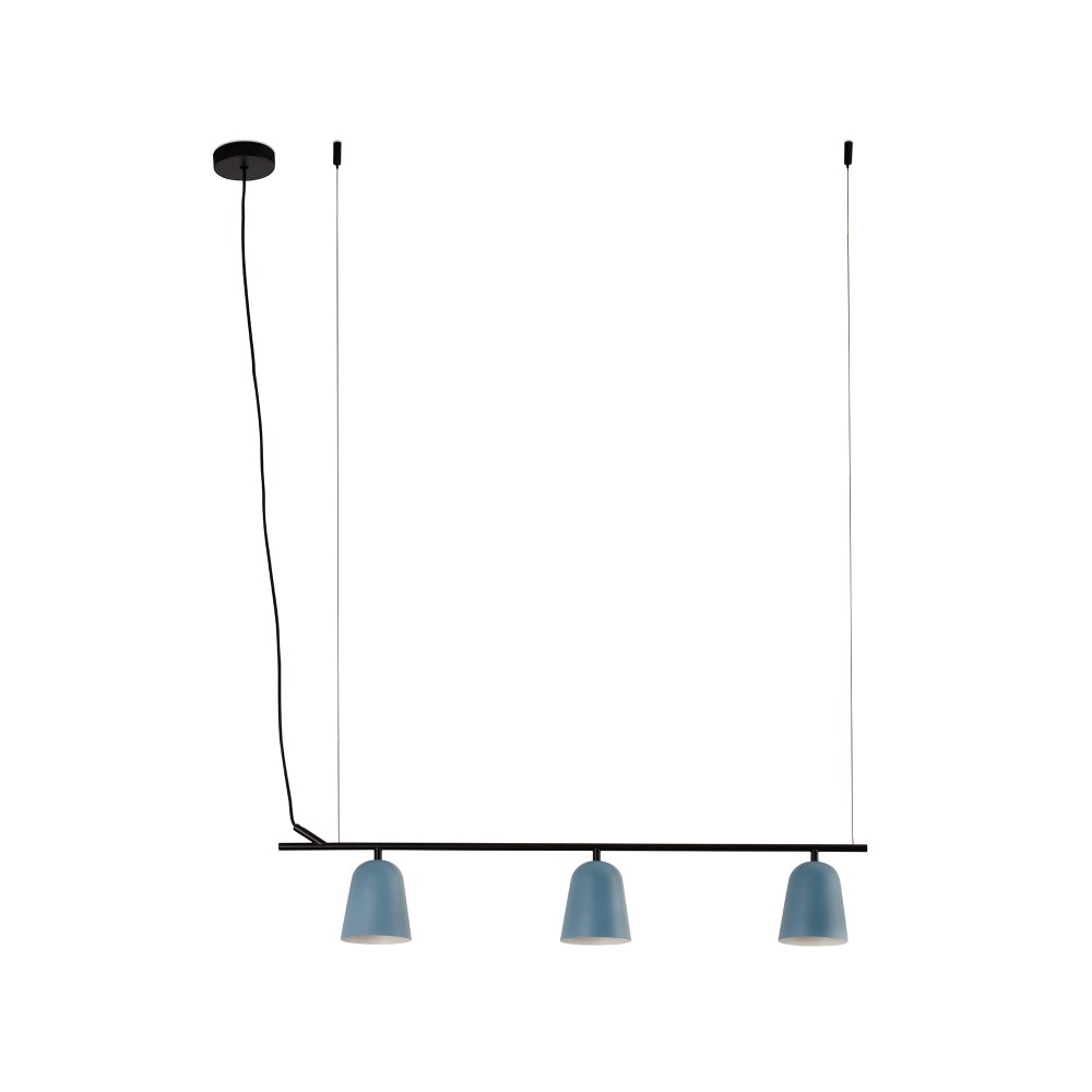 Faro Studio Colgante Lineal Pantalla S Azul 3xe14