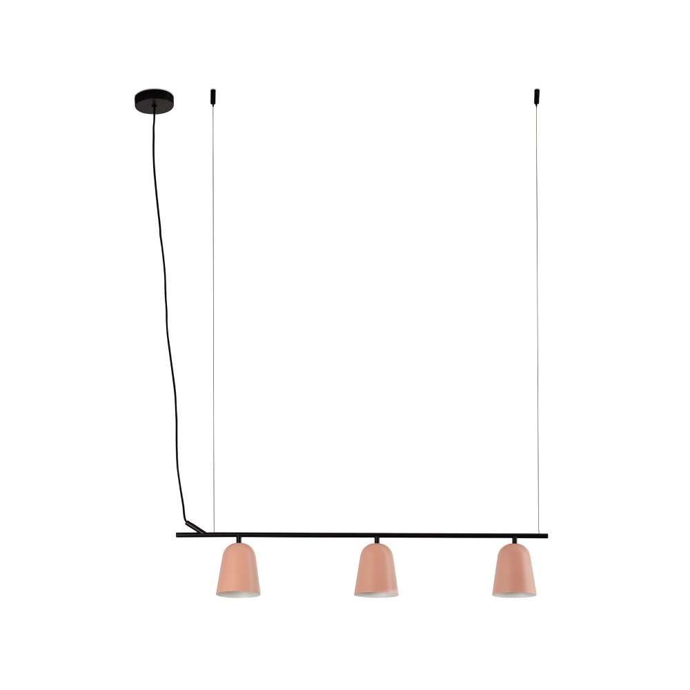 Faro Studio Colgante Lineal Pantalla S Rosa 3xe14