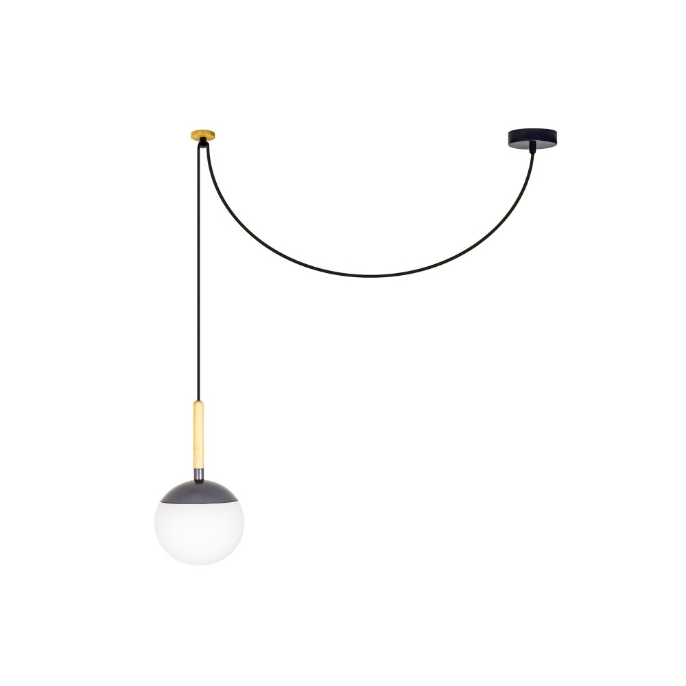 Faro Mine Colgante Gris Oscuro E27 40W 28376