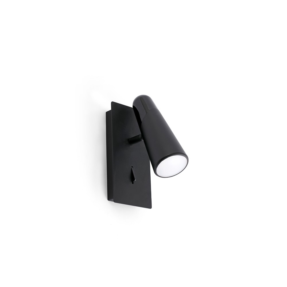 Faro Lao Aplique Negro Led 4,5W 3000K 29039
