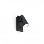Faro Lao Aplique Negro Led 4,5W 3000K 29039