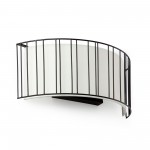 Faro Linda Aplique 2L E27 Negro 29310