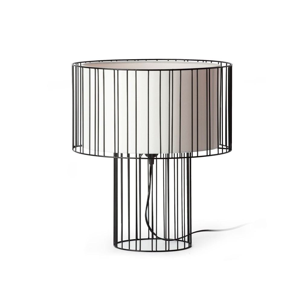 Faro Linda Sobremesa 1L E27 Negro 29311