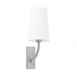 Faro Rem Aplique Niquel Mate Pantalla Blanca 29680-19