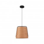 Faro Stood Colgante 1Xe27 Negro Madera Max 20W 29848
