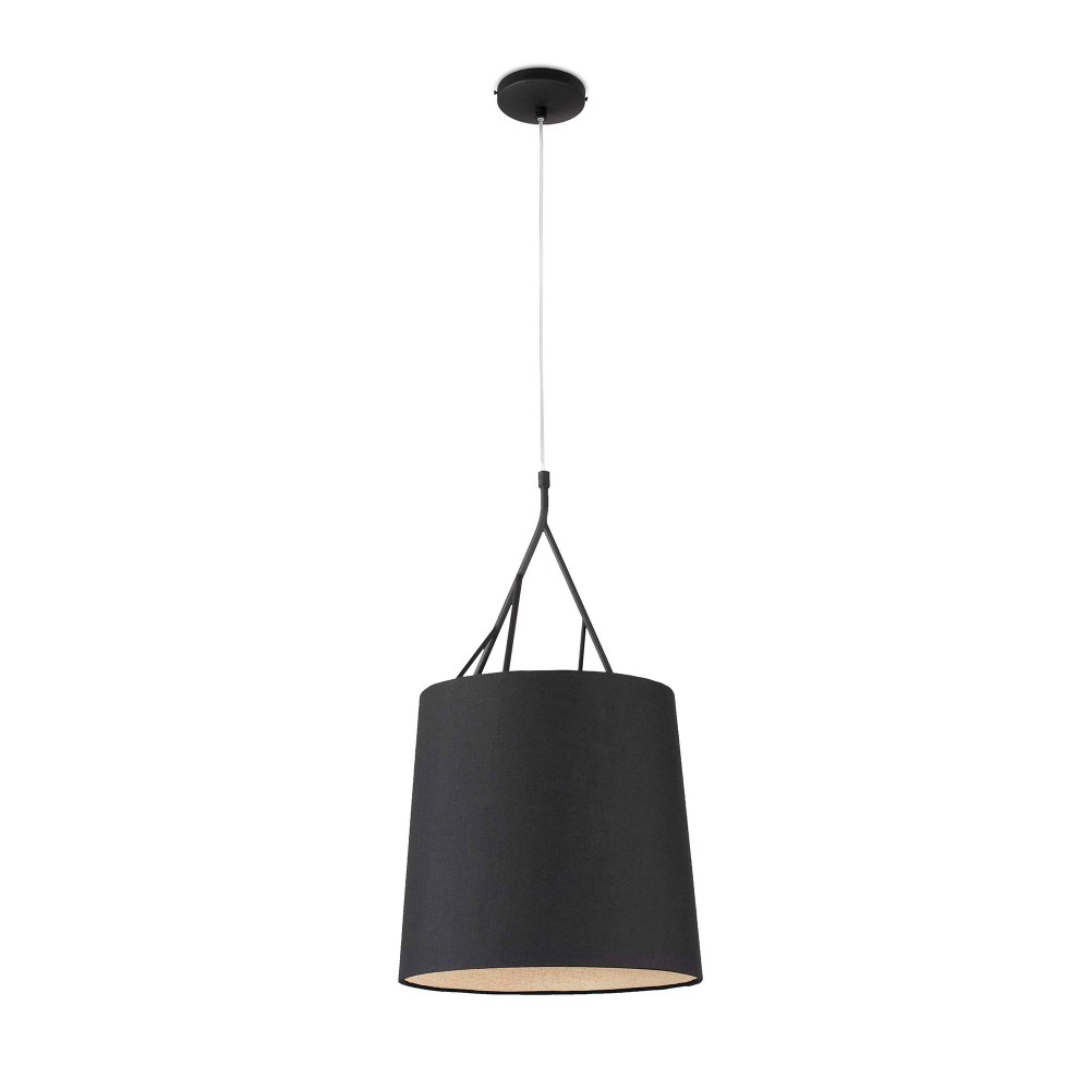 Faro Tree Colgante 1L E27 100W Negro 29864