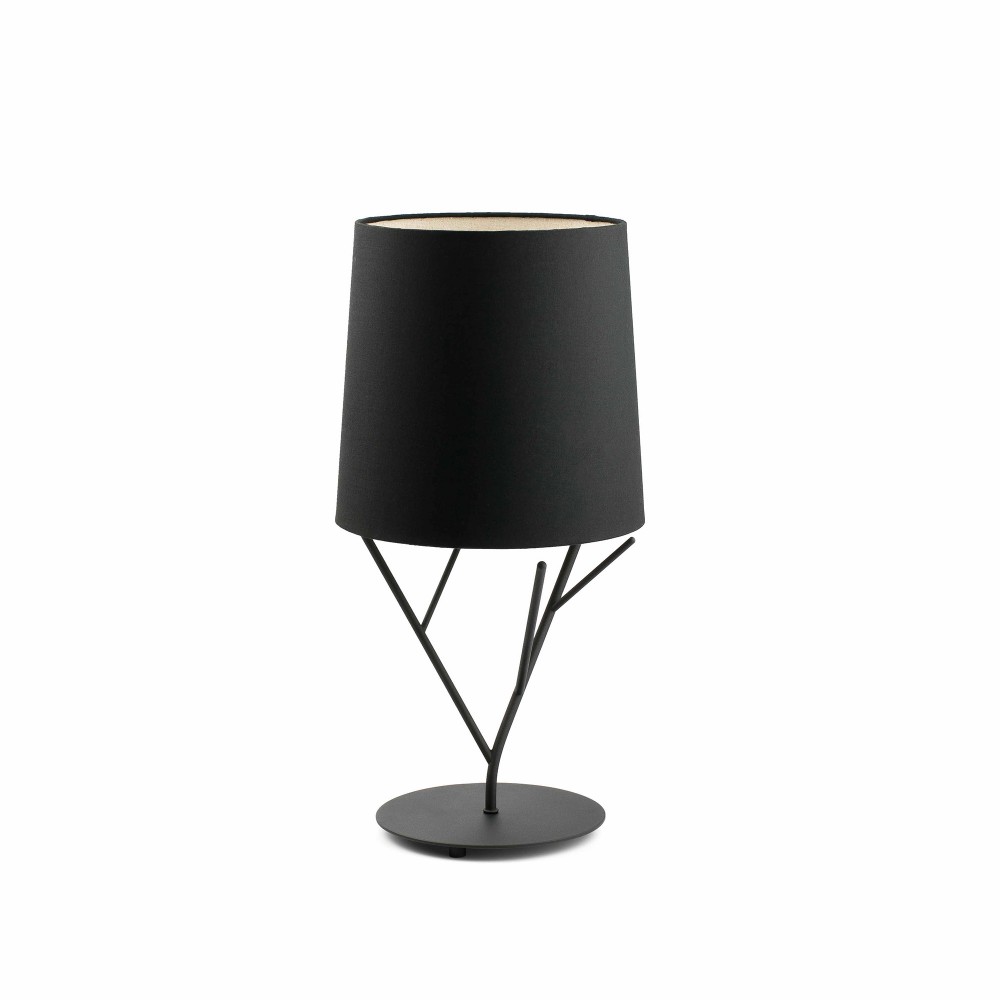 Faro Tree Sobremesa 1L E27 60W Negro 29866