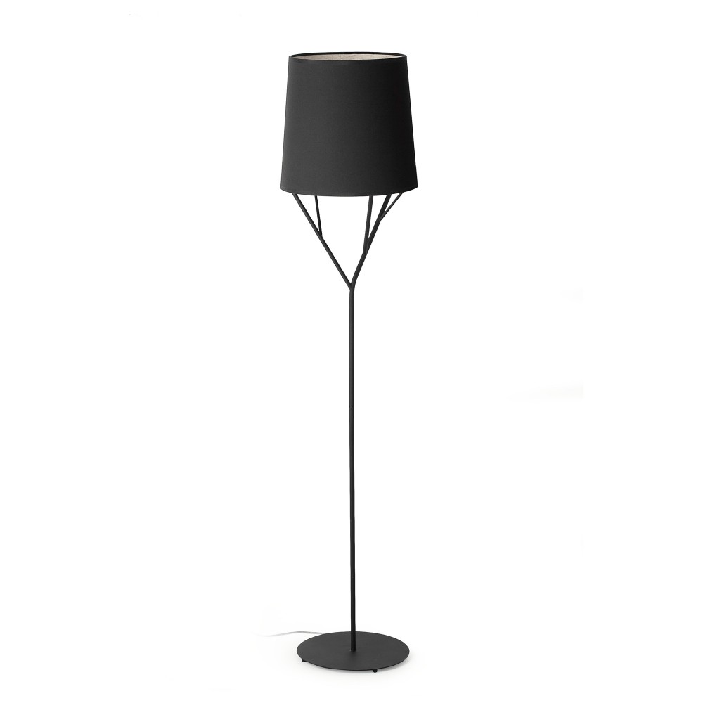 Faro Tree Pie De Salon 1L E27 60W Negro 29868
