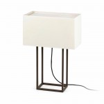 Faro Vesper Sobremesa Marron E27 20W 29985