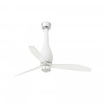Faro Ventilador Eterfan M Led Ventilador Blanco Mate-Transparente Wiz 32001Ww-9