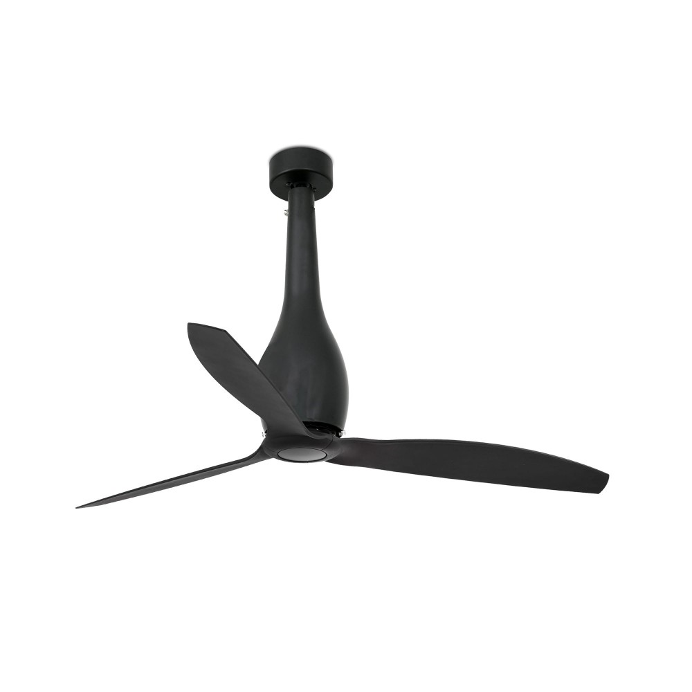 Faro Ventilador DC ETERFAN Negro Mate 32006