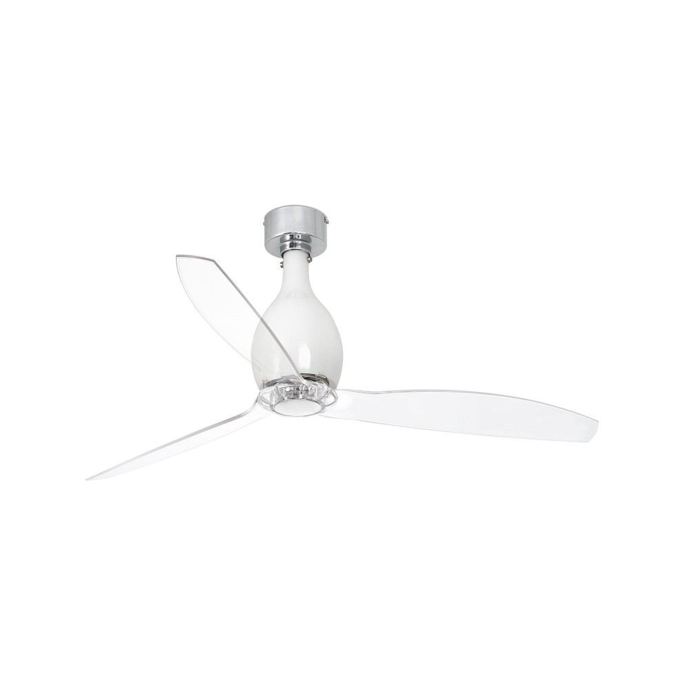 Faro Ventilador DC MINI ETERFAN Blanco Brillo Transp 32020