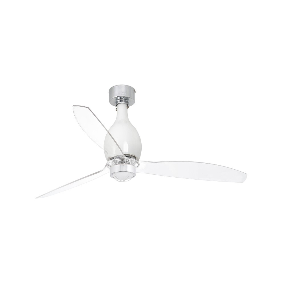 Faro Ventilador Mini Eterfan M Led Ventilador Blanco Brillo-Transparente Wiz 32020Ww-9