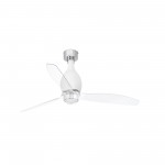 Faro Ventilador Mini Eterfan M Led Ventilador Blanco Mate-Transparente Wiz 32025Ww-9