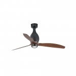 Faro Ventilador Mini Eterfan M Led Ventilador Negro Mate-Nogal Wiz 32028Ww-10