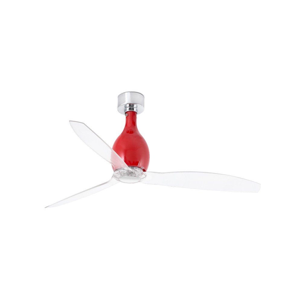 Faro Ventilador DC MINI ETERFAN Rojo Brillo Transparente 32029