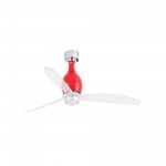 Faro Ventilador Mini Eterfan ø1280Mm Rojo Brillo 17W 3000K 32029-9