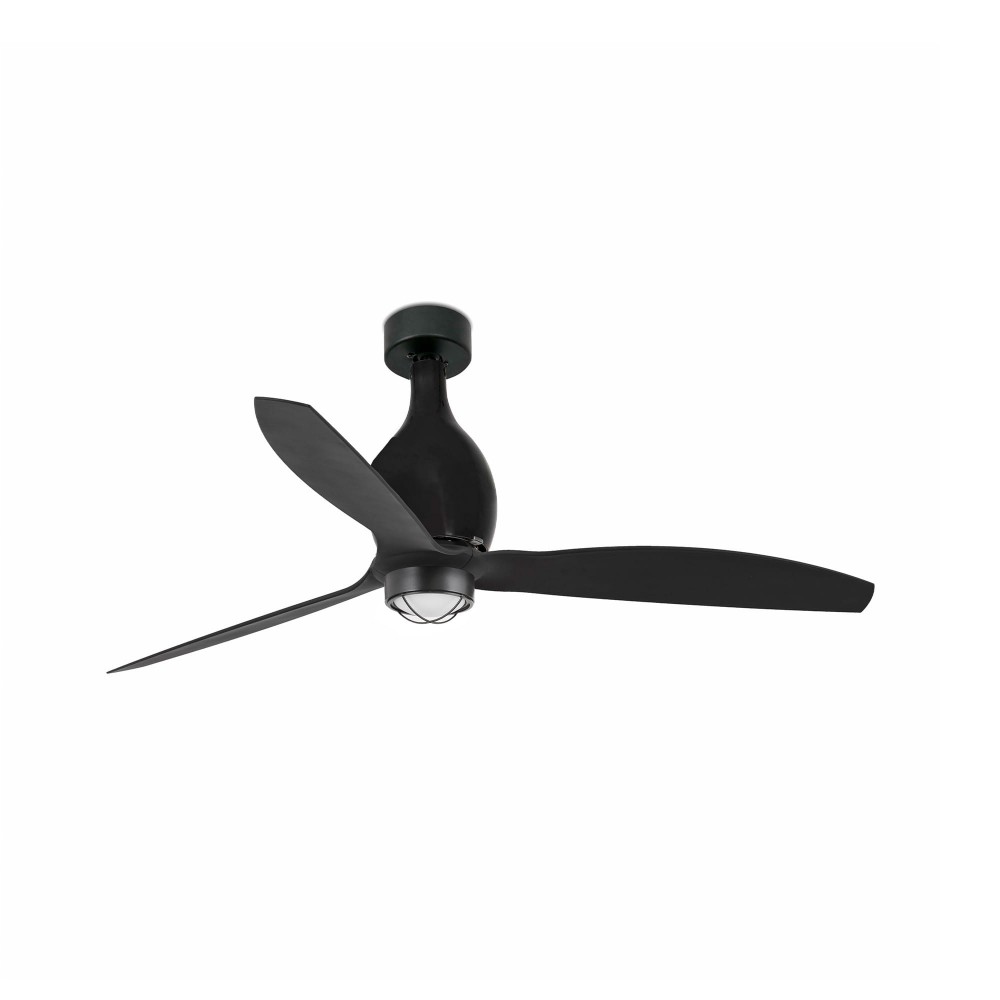 Faro Ventilador Mini Eterfan M Led Ventilador Negro Mate Wiz 32030Ww-10